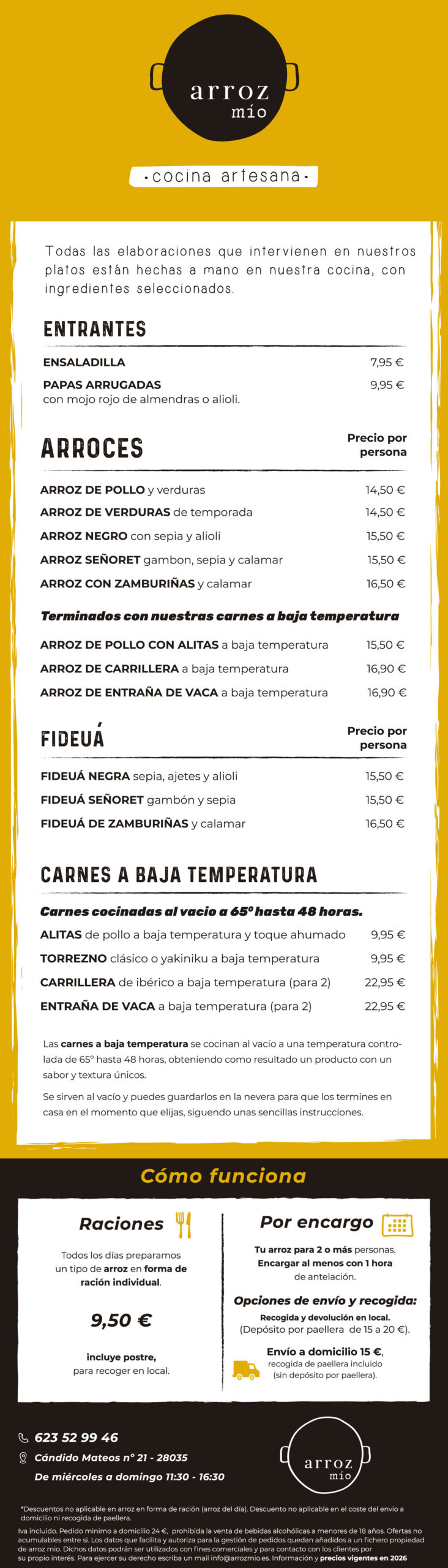 carta arroz mio 2024